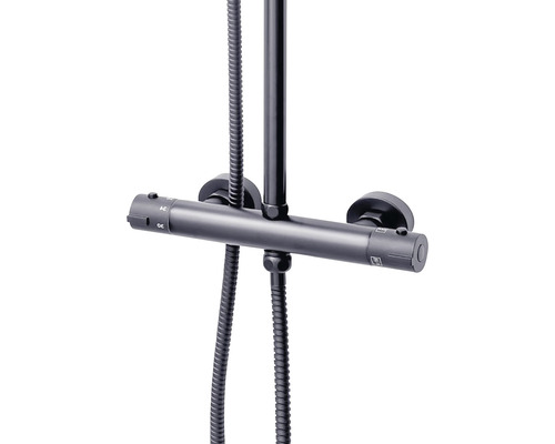 Termostat de duș cu bară și furtun de duș