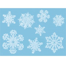 Ilustrație cu fulgi de zăpadă diferiți