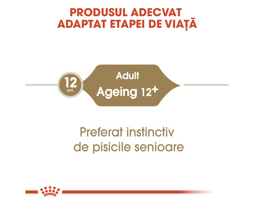 Adecvat pentru pisici de peste 12 ani