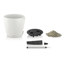 Ghiveci de flori cu sistem de irigare și accesorii