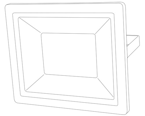 Reflector LED pătrat pentru iluminat exterior