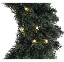 Ghirlandă artificială de brad cu iluminare