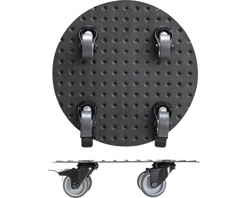 Placă de atelier mobilă cu patru roți