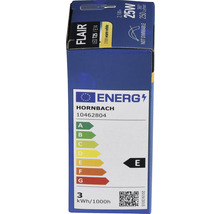 Bec LED pentru hotă Flair E14 2,1W 250 lumeni, glob clar, lumină caldă