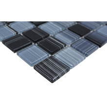 Mozaic piscină sticlă CM 4300 mix alb-gri 30,2x32,7 cm
