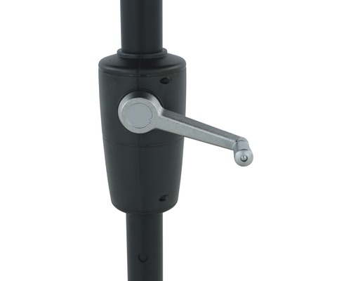 Mecanism cu manivelă al unei umbrele de soare