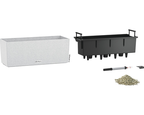 Lechuza Classico Color 43 set ghiveci cu sistem de irigare