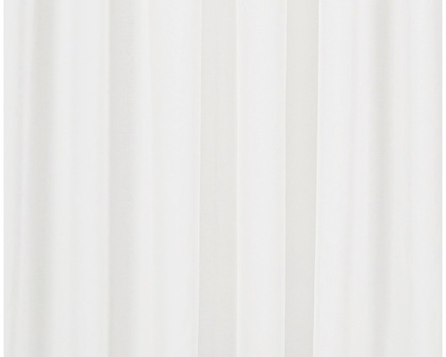 Cortină de duș albă cu pliuri