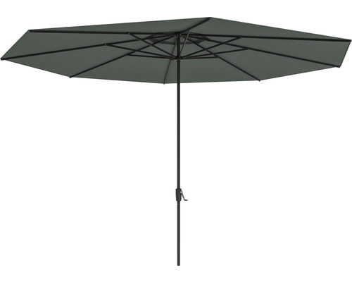 Umbrelă Soluna Nancy Ø 400 cm H 275 cm 220 g/mp poliester gri închis