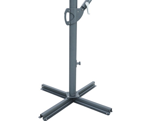 Suport de umbrelă de soare din metal cu bază cu patru picioare