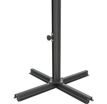Umbrelă suspendată Soluna Avignon 300x300 cm 220 g/m² gri închis-thumb-9 Umbrelă suspendată Soluna Avignon 300x300 cm 220 g/m² gri închis-thumb-9