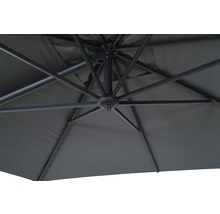 Umbrelă suspendată Soluna Avignon 300x300 cm 220 g/m² gri închis-thumb-8