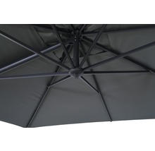 Umbrelă suspendată Soluna Avignon 300x300 cm 220 g/m² gri închis-thumb-8 Umbrelă suspendată Soluna Avignon 300x300 cm 220 g/m² gri închis-thumb-8