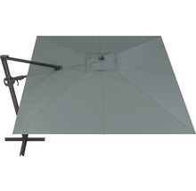 Umbrelă suspendată Soluna Avignon 300x300 cm 220 g/m² gri închis-thumb-14 Umbrelă suspendată Soluna Avignon 300x300 cm 220 g/m² gri închis-thumb-14
