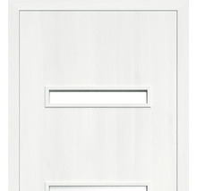 Ușă interioară albă cu inserție dreptunghiulară de sticlă