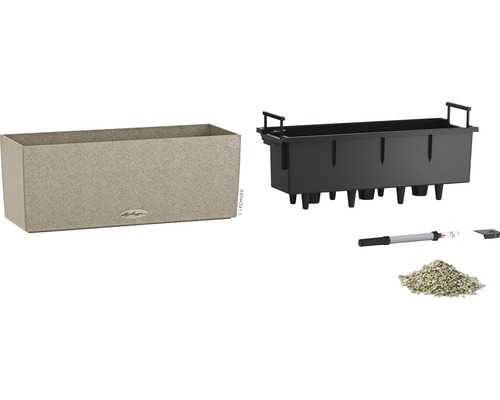 Jardinieră Lechuza cu inserție, indicator nivel apă și drenaj