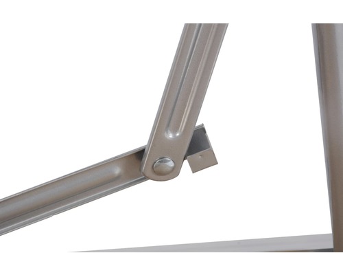 Imagine detaliată a unui cadru metalic cu articulație