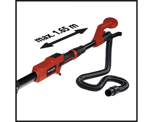 Șlefuitor de gips-carton Einhell cu o lungime maximă de 1,65 metri și furtun de aspirare