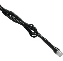 Șir luminos cu LED-uri, prim-plan al unei surse de lumină