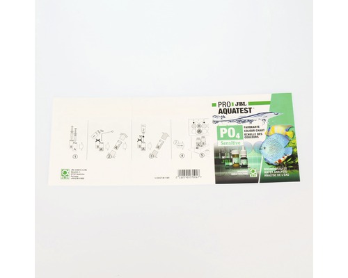 JBL Pro Aquatest PO4 Sensitive card colorimetric pentru analiza apei