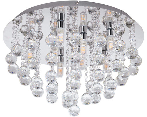Lumină de plafon cu bile de cristal
