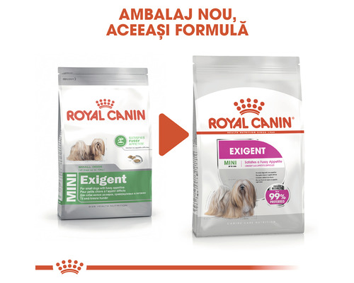Royal Canin Exigent Mini hrana uscată pentru câini, ambalaj nou, aceeași formulă