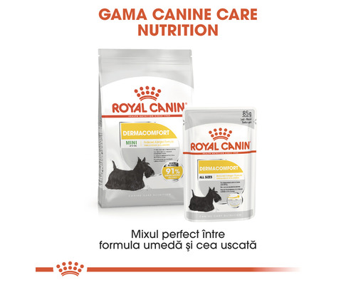 Hrană pentru câini Royal Canin Dermacomfort pentru câini de talie mică și toate rasele