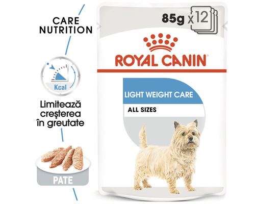 Royal Canin Light Weight Care hrană umedă pentru câini de toate taliile, 85 de grame ori 12