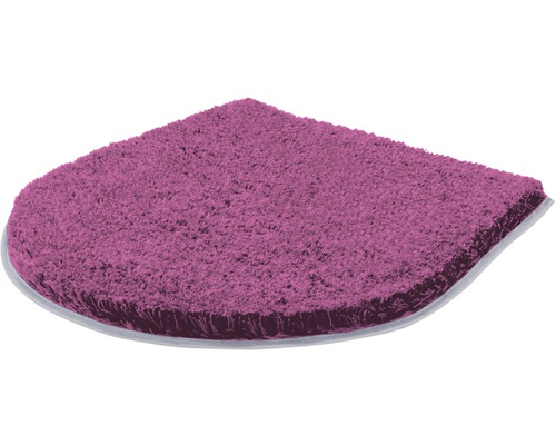 Covoraș de duș liliac, în formă de semicerc