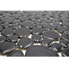 Mozaic piscină ceramic XKM 890N negru 27,5x27,5 cm