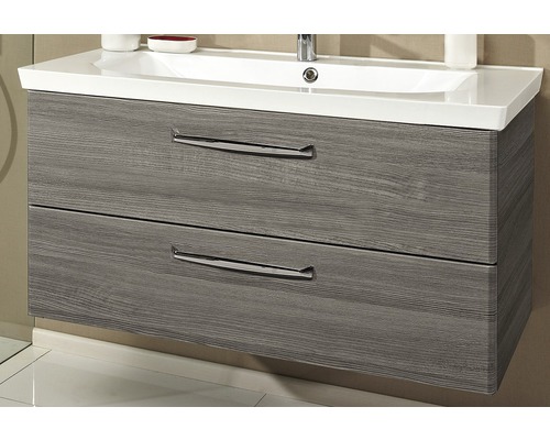 Dulap de bază pentru lavoar cu două sertare și lavoar