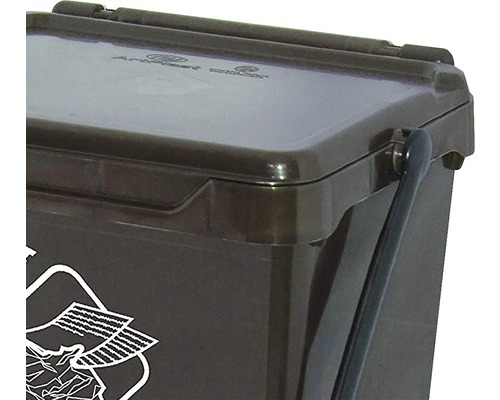 Găleată de compost cu capac și mâner