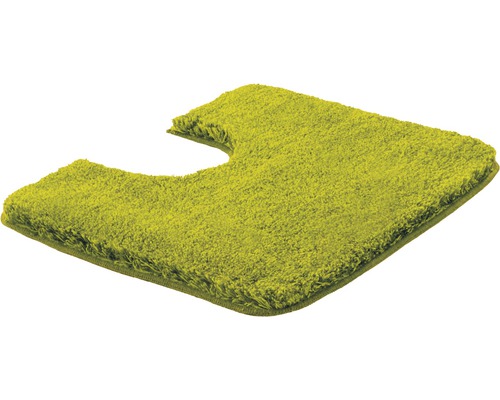 Covoraș de toaletă verde cu decupaj