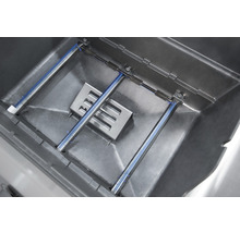 Grătar pe gaz Weber Spirit II E-310 GBS negru 3 arzătoare din oțel inoxidabil 8,79 kW suprafață de gătire 60x46 cm capabilitate iGrill incl. termometru, masă laterală rabatabilă, grătar menținere căldură, tavă de colectare grăsime, cârlige-thumb-8
