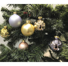 Brad de Crăciun cu globuri