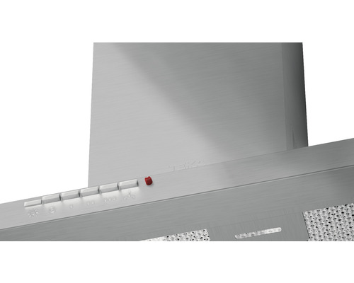 Hotă din oțel inoxidabil cu butoane de control