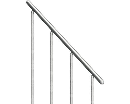 Balustradă metalică pentru scări cu trei stâlpi