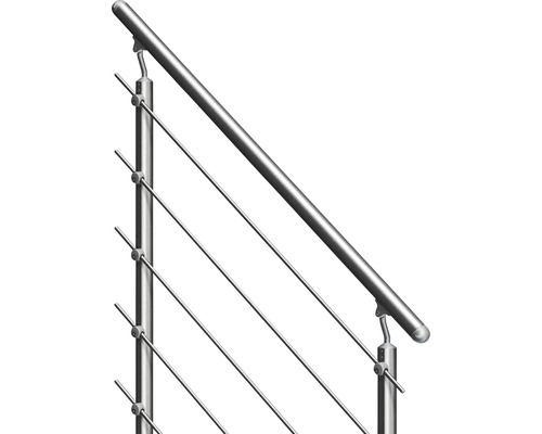 Balustradă din oțel inoxidabil cu cabluri de sârmă pentru interior și exterior.
