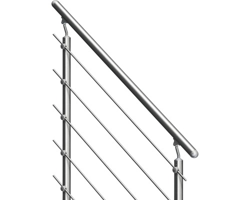Balustradă din cablu de oțel inoxidabil cu mâner și mai multe cabluri