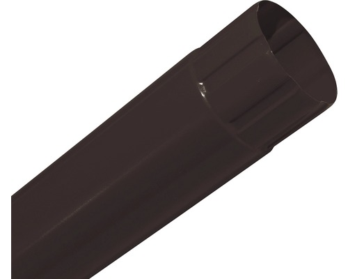 Conductă de scurgere pluvială maro din metal