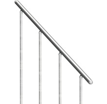 Balustradă metalică cu trei suporturi