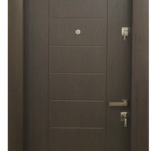 Ușă de intrare închisă cu vizor, mâner și chei