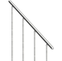 Balustradă din oțel inoxidabil cu trei stâlpi