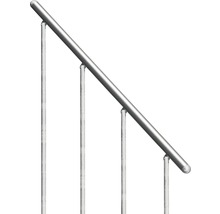 Balustradă metalică cu trei stâlpi