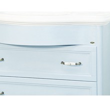 Set mobilier baie pe pardoseală Savinidue Decape 114 cm PAL albastru