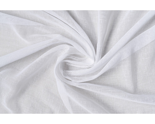 Material alb, transparent pentru perdele, detaliu