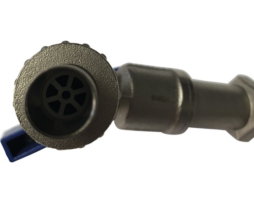 Robinet de reglare unghiular din metal cu mâner