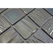 Mozaic piscină CG KN3 Quadrat Kanran black 29,5x29,5 cm