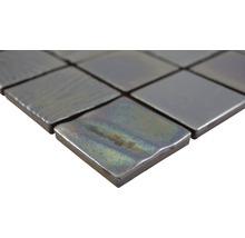Mozaic piscină CG KN3 Quadrat Kanran black 29,5x29,5 cm