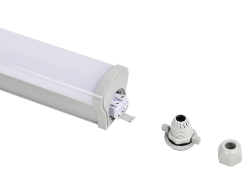 Corp de iluminat pentru încăperi umede cu presetupe pentru cabluri